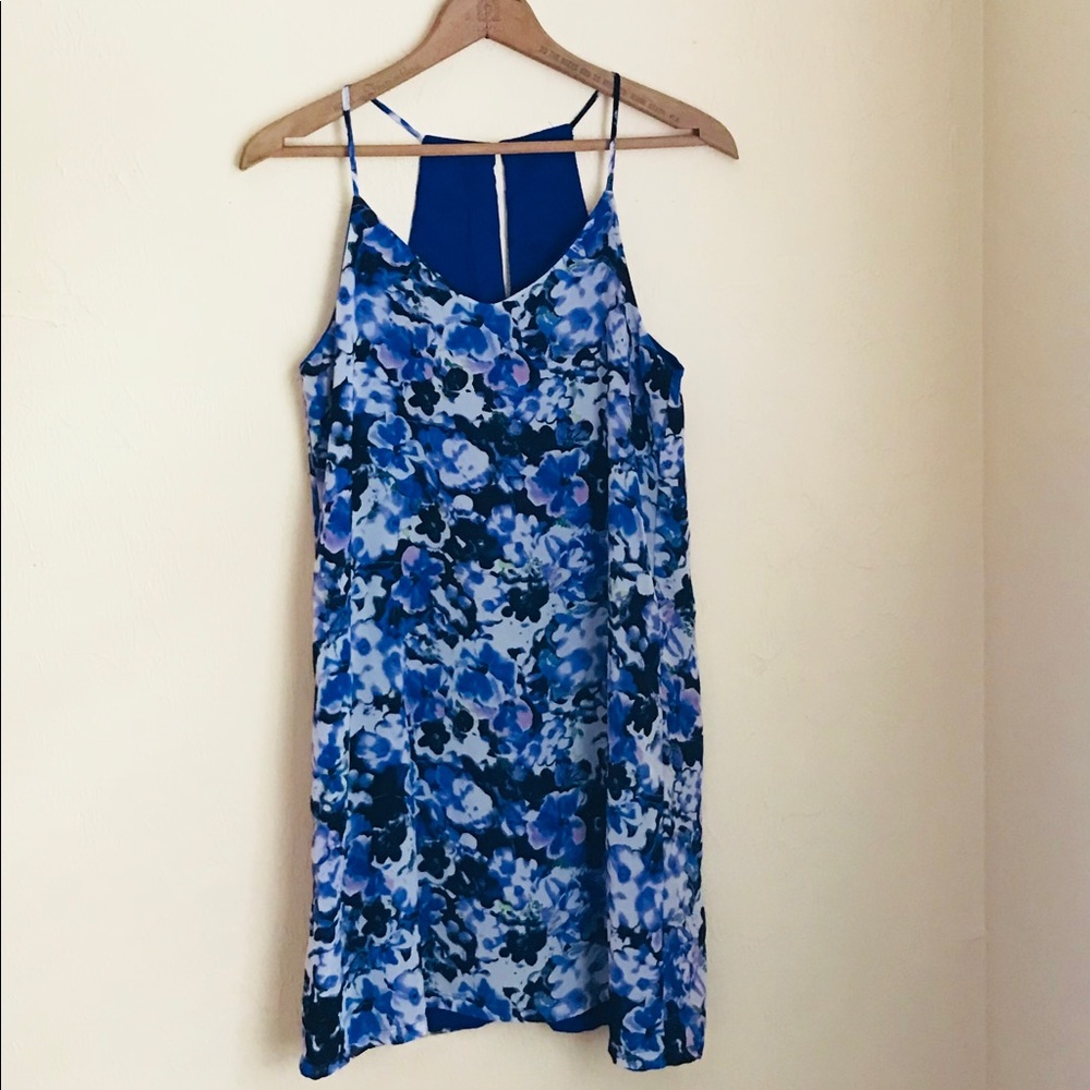 Dark blue floral dress 💙